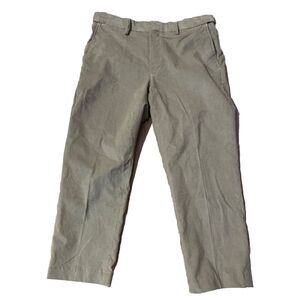 Lands End Men's Beige‎ Cotton Corduroy Pants 36 Traditional Fit
